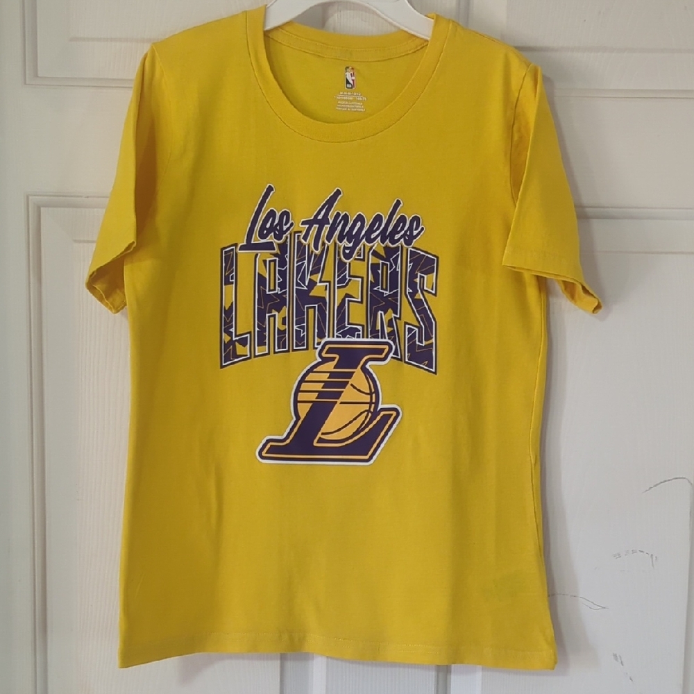 NBA Los Angeles Lakers Yellow Short Sleeve Tee